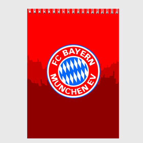 Скетчбук с принтом FC Bayern 2018 Paints в Кировске, 100% бумага
 | 48 листов, плотность листов — 100 г/м2, плотность картонной обложки — 250 г/м2. Листы скреплены сверху удобной пружинной спиралью | Тематика изображения на принте: bayern | fc | бавария | спорт | спортивные | фк | футбол