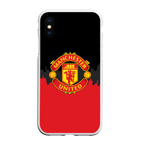 Чехол для iPhone XS Max матовый с принтом Manchester United 2018 Paints в Кировске, Силикон | Область печати: задняя сторона чехла, без боковых панелей | fc | manchester united | манчестер юнайтед | спорт | спортивные | фк | футбол