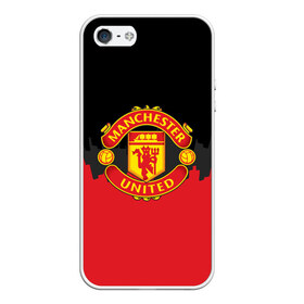 Чехол для iPhone 5/5S матовый с принтом Manchester United 2018 Paints в Кировске, Силикон | Область печати: задняя сторона чехла, без боковых панелей | fc | manchester united | манчестер юнайтед | спорт | спортивные | фк | футбол