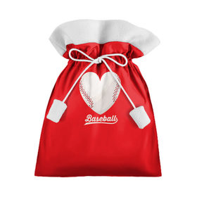 Подарочный 3D мешок с принтом Love Baseball в Кировске, 100% полиэстер | Размер: 29*39 см | Тематика изображения на принте: baseball | legaue | sport | бейсбол | бейсбольная лига | мяч | спорт