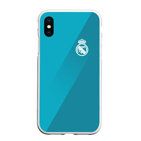 Чехол для iPhone XS Max матовый с принтом Real Madrid 2018 Элитная форма в Кировске, Силикон | Область печати: задняя сторона чехла, без боковых панелей | fc | real madrid | реал мадрид | спорт | спортивные | фк | футбол