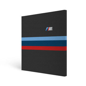 Холст квадратный с принтом BMW 2018 M Sport в Кировске, 100% ПВХ |  | bmw | автомобиль | автомобильные | бмв | машины
