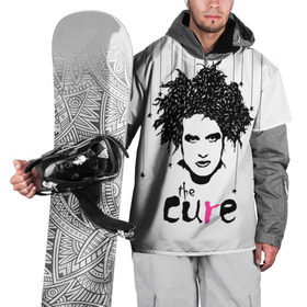 Накидка на куртку 3D с принтом The Cure в Кировске, 100% полиэстер |  | Тематика изображения на принте: robert smith | rock band | the cure | uk | британия | роберт смит | рок группа