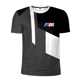 Мужская футболка 3D спортивная с принтом BMW Sport Design в Кировске, 100% полиэстер с улучшенными характеристиками | приталенный силуэт, круглая горловина, широкие плечи, сужается к линии бедра | Тематика изображения на принте: bmw | автомобильные | бмв | машины