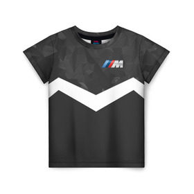 Детская футболка 3D с принтом BMW Militayry Sport II в Кировске, 100% гипоаллергенный полиэфир | прямой крой, круглый вырез горловины, длина до линии бедер, чуть спущенное плечо, ткань немного тянется | 