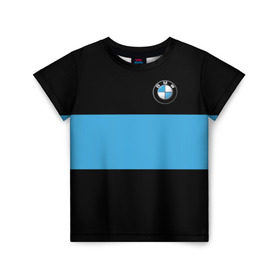 Детская футболка 3D с принтом BMW 2018 Blue Line в Кировске, 100% гипоаллергенный полиэфир | прямой крой, круглый вырез горловины, длина до линии бедер, чуть спущенное плечо, ткань немного тянется | bmw | автомобильные | бмв | машины