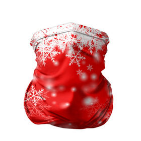 Бандана-труба 3D с принтом Новогоднее чудо 1 в Кировске, 100% полиэстер, ткань с особыми свойствами — Activecool | плотность 150‒180 г/м2; хорошо тянется, но сохраняет форму | новый год | снег | снежинки
