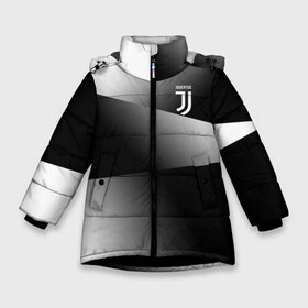 Зимняя куртка для девочек 3D с принтом Juventus 2018 Original #9 в Кировске, ткань верха — 100% полиэстер; подклад — 100% полиэстер, утеплитель — 100% полиэстер. | длина ниже бедра, удлиненная спинка, воротник стойка и отстегивающийся капюшон. Есть боковые карманы с листочкой на кнопках, утяжки по низу изделия и внутренний карман на молнии. 

Предусмотрены светоотражающий принт на спинке, радужный светоотражающий элемент на пуллере молнии и на резинке для утяжки. | fc | juventus | спорт | спортивные | футбол | футбольный клуб | ювентус