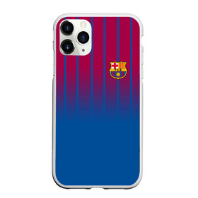 Чехол для iPhone 11 Pro матовый с принтом FC Barcelona 2018 в Кировске, Силикон |  | fc | fc barcelona | fcb | барселона | спорт | спортивные | футбол | футбольный клуб