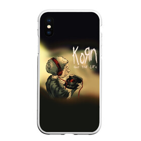 Чехол для iPhone XS Max матовый с принтом Korn, got the life в Кировске, Силикон | Область печати: задняя сторона чехла, без боковых панелей | korn | koяn | авто | альтернативный | арвизу | гранж | грув | группа | дэвис | корн | коян | лузье | манки | метал | музыка | нюметал | панк | песни | рок | уэлч | филди | филипп | хэд | шаффер