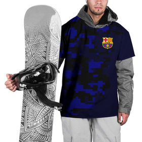 Накидка на куртку 3D с принтом FC Barca 2018 Military Sport в Кировске, 100% полиэстер |  | fc | fc barcelona | fcb |   | барселона | спорт | спортивные | фк | футбол