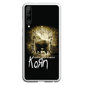 Чехол для Honor P30 с принтом Korn take a look in the mirror в Кировске, Силикон | Область печати: задняя сторона чехла, без боковых панелей | Тематика изображения на принте: korn | koяn | альтернативный | арвизу | гранж | группа | дэвис | зеркало | корн | коян | лузье | манки | метал | музыка | нюметал | панк | песни | рок | уэлч | филди | филипп | хэд | шаффер