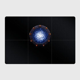 Магнитный плакат 3Х2 с принтом Stargate в Кировске, Полимерный материал с магнитным слоем | 6 деталей размером 9*9 см | sg1 | wormhole | другие миры | зв1 | звёздные врата | кротовая нора | портал | тоннель | червоточина