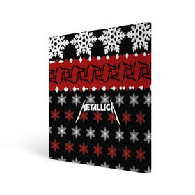 Холст квадратный с принтом Metallica в Кировске, 100% ПВХ |  | metallica | джеймс хэтфилд | кирк хэмметт | ларс ульрих | метал | металика | металлика | новогодний | новый год | роберт трухильо | рождество | рок | снежинки | трэш | трэшметал | хард | хардрок | хеви