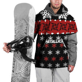 Накидка на куртку 3D с принтом Metallica в Кировске, 100% полиэстер |  | metallica | джеймс хэтфилд | кирк хэмметт | ларс ульрих | метал | металика | металлика | новогодний | новый год | роберт трухильо | рождество | рок | снежинки | трэш | трэшметал | хард | хардрок | хеви