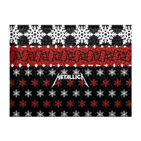 Обложка для студенческого билета с принтом Metallica в Кировске, натуральная кожа | Размер: 11*8 см; Печать на всей внешней стороне | metallica | джеймс хэтфилд | кирк хэмметт | ларс ульрих | метал | металика | металлика | новогодний | новый год | роберт трухильо | рождество | рок | снежинки | трэш | трэшметал | хард | хардрок | хеви