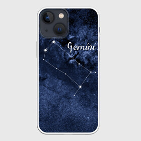 Чехол для iPhone 13 mini с принтом Близнецы (Gemini) в Кировске,  |  | gemini | близнецы | звезды | знаки зодиака | космос | созвездие