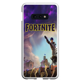 Чехол для Samsung S10E с принтом Fortnite II в Кировске, Силикон | Область печати: задняя сторона чехла, без боковых панелей | epic games | fort | fortnite battle | fortnite battle royale | fortnite royale | survival | королевский битва