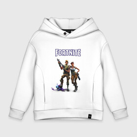 Детское худи Oversize хлопок с принтом Fortnite III в Кировске, френч-терри — 70% хлопок, 30% полиэстер. Мягкий теплый начес внутри —100% хлопок | боковые карманы, эластичные манжеты и нижняя кромка, капюшон на магнитной кнопке | epic games | fort | fortnite battle | fortnite battle royale | fortnite royale | survival | королевский битва