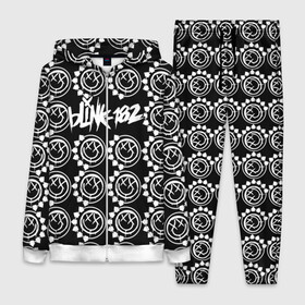 Женский костюм 3D с принтом Blink 182 в Кировске,  |  | blink | альтернативный рок | блинк | группа | марк хоппус | музыка | мэтт скиба | надпись | панк | панк рок | песни | поп панк | рок | скейт панк | смайл | смайлик | трэвис баркер