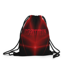 Рюкзак-мешок 3D с принтом Led Zeppelin в Кировске, 100% полиэстер | плотность ткани — 200 г/м2, размер — 35 х 45 см; лямки — толстые шнурки, застежка на шнуровке, без карманов и подкладки | 