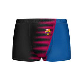 Мужские трусы 3D с принтом FC Barca 2018 Creative uniform в Кировске, 50% хлопок, 50% полиэстер | классическая посадка, на поясе мягкая тканевая резинка | fc | fc barcelona | fcb | барселона | спорт | спортивные | фк | футбол | футбольный клуб