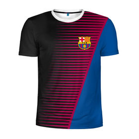 Мужская футболка 3D спортивная с принтом FC Barca 2018 Creative uniform в Кировске, 100% полиэстер с улучшенными характеристиками | приталенный силуэт, круглая горловина, широкие плечи, сужается к линии бедра | Тематика изображения на принте: fc | fc barcelona | fcb | барселона | спорт | спортивные | фк | футбол | футбольный клуб