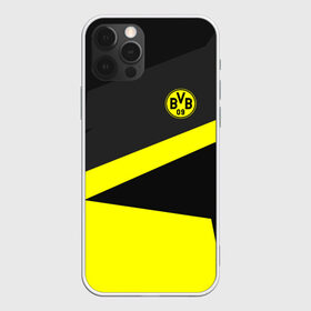 Чехол для iPhone 12 Pro Max с принтом Borussia 2018 Geometry Sport в Кировске, Силикон |  | fc |  borussia dortmund | боруссия | спорт | спортивные | фк | футбол | футбольный клуб