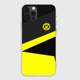 Чехол для iPhone 12 Pro Max с принтом Borussia 2018 Geometry Sport в Кировске, Силикон |  | Тематика изображения на принте: fc |  borussia dortmund | боруссия | спорт | спортивные | фк | футбол | футбольный клуб