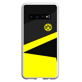 Чехол для Samsung Galaxy S10 с принтом Borussia 2018 Geometry Sport в Кировске, Силикон | Область печати: задняя сторона чехла, без боковых панелей | fc |  borussia dortmund | боруссия | спорт | спортивные | фк | футбол | футбольный клуб