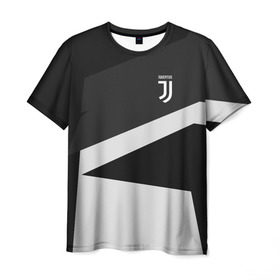 Мужская футболка 3D с принтом Juventus 2018 Geometry Sport в Кировске, 100% полиэфир | прямой крой, круглый вырез горловины, длина до линии бедер | Тематика изображения на принте: fc | juventus | спорт | спортивные | фк | футбол | футбольный клуб | ювентус