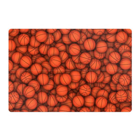 Магнитный плакат 3Х2 с принтом Баскетбольные мячи в Кировске, Полимерный материал с магнитным слоем | 6 деталей размером 9*9 см | Тематика изображения на принте: basketball | баскетбол | мяч | мячик | оранжевый | паттерн | спорт | текстура
