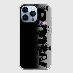 Чехол для iPhone 13 Pro с принтом BMW M BLACK GREY | БМВ в Кировске,  |  | bmw | bmw motorsport | bmw performance | carbon | m | motorsport | performance | sport | бмв | карбон | моторспорт | спорт