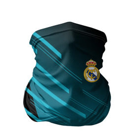 Бандана-труба 3D с принтом Real Madrid Creative uniform в Кировске, 100% полиэстер, ткань с особыми свойствами — Activecool | плотность 150‒180 г/м2; хорошо тянется, но сохраняет форму | fc | real madrid | реал мадрид | спорт | спортивные | фк | футбол | футбольный клуб