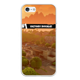 Чехол для iPhone 5/5S матовый с принтом Fortnite в Кировске, Силикон | Область печати: задняя сторона чехла, без боковых панелей | fortnite