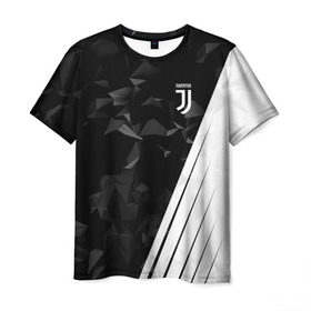 Мужская футболка 3D с принтом Juventus 2018 Abstract в Кировске, 100% полиэфир | прямой крой, круглый вырез горловины, длина до линии бедер | fly emirates | juventus | ronaldo | клуб | линии | мода | модные | мяч | реал мадрид | спорт | спортивные | стиль | футбол | футбольный клуб | экстрим | эмблема | ювентус