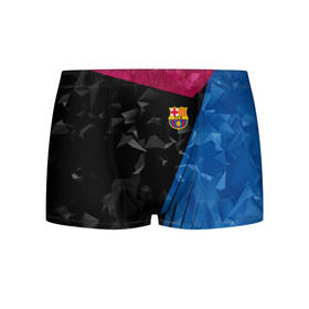 Мужские трусы 3D с принтом FC Barca 2018 Creative uniform в Кировске, 50% хлопок, 50% полиэстер | классическая посадка, на поясе мягкая тканевая резинка | fc | fc barcelona | fcb | барселона | спорт | спортивные | фк | футбол | футбольный клуб