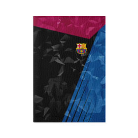 Обложка для паспорта матовая кожа с принтом FC Barca 2018 Creative uniform в Кировске, натуральная матовая кожа | размер 19,3 х 13,7 см; прозрачные пластиковые крепления | Тематика изображения на принте: fc | fc barcelona | fcb | барселона | спорт | спортивные | фк | футбол | футбольный клуб