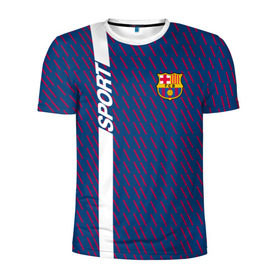 Мужская футболка 3D спортивная с принтом FC Barca 2018 Creative uniform в Кировске, 100% полиэстер с улучшенными характеристиками | приталенный силуэт, круглая горловина, широкие плечи, сужается к линии бедра | Тематика изображения на принте: fc | fc barcelona | fcb | барселона | спорт | спортивные | фк | футбол | футбольный клуб