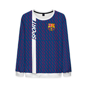 Мужской свитшот 3D с принтом FC Barca 2018 Creative uniform в Кировске, 100% полиэстер с мягким внутренним слоем | круглый вырез горловины, мягкая резинка на манжетах и поясе, свободная посадка по фигуре | fc | fc barcelona | fcb | барселона | спорт | спортивные | фк | футбол | футбольный клуб