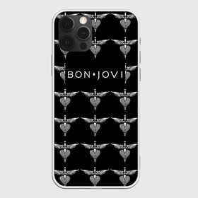 Чехол для iPhone 12 Pro с принтом Bon Jovi в Кировске, силикон | область печати: задняя сторона чехла, без боковых панелей | bon | jovi | бон | джови