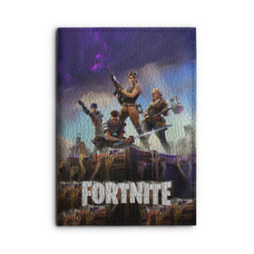 Обложка для автодокументов с принтом Fortnite в Кировске, натуральная кожа |  размер 19,9*13 см; внутри 4 больших “конверта” для документов и один маленький отдел — туда идеально встанут права | fortnite | фортнайт