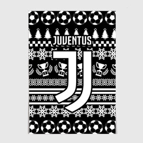 Постер с принтом Juventus 2018 Новогодний в Кировске, 100% бумага
 | бумага, плотность 150 мг. Матовая, но за счет высокого коэффициента гладкости имеет небольшой блеск и дает на свету блики, но в отличии от глянцевой бумаги не покрыта лаком | fc | juventus | спорт | спортивные | фк | футбол | футбольный клуб | ювентус