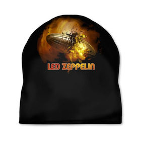 Шапка 3D с принтом Led Zeppelin в Кировске, 100% полиэстер | универсальный размер, печать по всей поверхности изделия | led zeppelin | джимми пейдж | джон генри бонэм | джон пол джонс | лед зепелен | лед зеппелин | роберт плант | рок группа