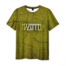 Мужская футболка 3D с принтом Led Zeppelin в Кировске, 100% полиэфир | прямой крой, круглый вырез горловины, длина до линии бедер | led zeppelin | группа | джимми пейдж | джон генри бонэм | джон пол джонс | лед зепелен | лед зеппелин | роберт плант | рок