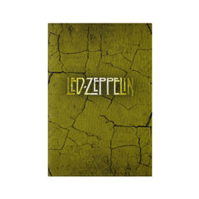 Обложка для паспорта матовая кожа с принтом Led Zeppelin в Кировске, натуральная матовая кожа | размер 19,3 х 13,7 см; прозрачные пластиковые крепления | Тематика изображения на принте: led zeppelin | группа | джимми пейдж | джон генри бонэм | джон пол джонс | лед зепелен | лед зеппелин | роберт плант | рок