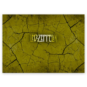 Поздравительная открытка с принтом Led Zeppelin в Кировске, 100% бумага | плотность бумаги 280 г/м2, матовая, на обратной стороне линовка и место для марки
 | Тематика изображения на принте: led zeppelin | группа | джимми пейдж | джон генри бонэм | джон пол джонс | лед зепелен | лед зеппелин | роберт плант | рок