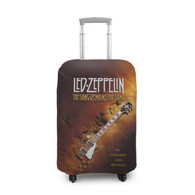 Чехол для чемодана 3D с принтом Led Zeppelin в Кировске, 86% полиэфир, 14% спандекс | двустороннее нанесение принта, прорези для ручек и колес | led | led zeppelin | блюз | группа | джимми пейдж | джон генри бонэм | джон пол джонс | лед зепелен | лед зеппелин | метал | роберт плант | рок | тяжелый | фолк | хард | хардрок | хеви | хевиметал