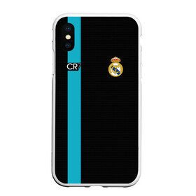 Чехол для iPhone XS Max матовый с принтом Ronaldo CR7 в Кировске, Силикон | Область печати: задняя сторона чехла, без боковых панелей | 2017 | emirates | fc | real madrid | абстракция | геометрия | зож | клуб | линии | мода | модные | мяч | реал мадрид | роналдо | спорт | спортивные | стиль | тренды | футбол | футбольный клуб | экстрим | эмблема