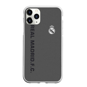 Чехол для iPhone 11 Pro Max матовый с принтом Real Madrid 2018 Vintage в Кировске, Силикон |  | fc | real madrid | реал мадрид | спорт | спортивные | фк | футбол | футбольный клуб